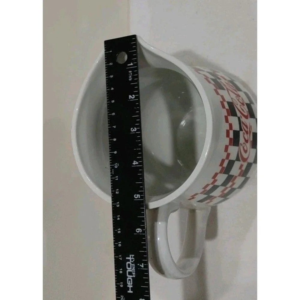 Vintage Gibson Coca Cola Checkerboard Coke Pitcher 1996